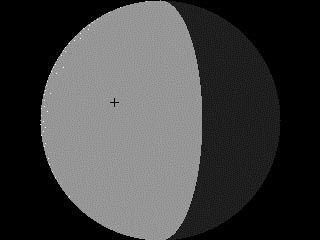 Map of Moon impacts in 2000