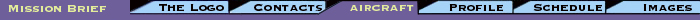 menu bar: logo - contacts - *aircraft - profile - schedule - updates