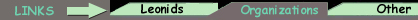 menu bar: *leonids - organizations - other